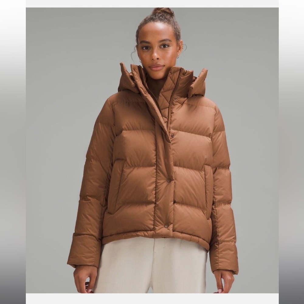 SALE!!SOLD OUT ONLINE Lululemon Wunder Puff Jacket Roasted Brown size 4